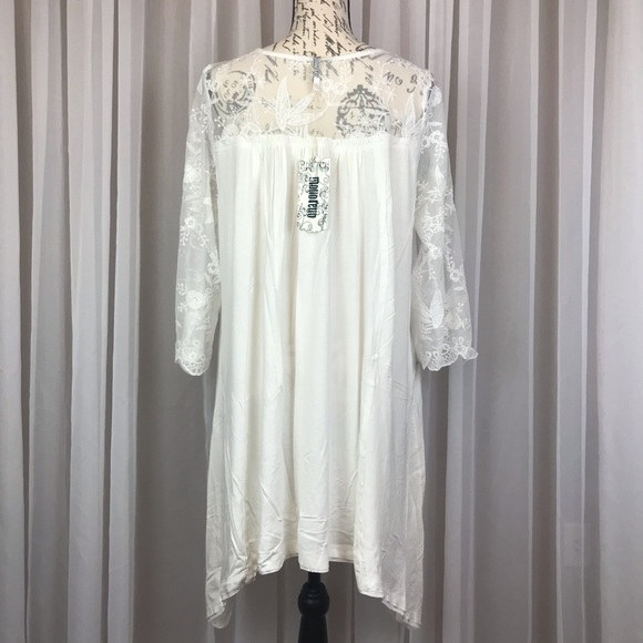 Bohemian Lace Layering Tunic Sz L - Picture 7 of 8